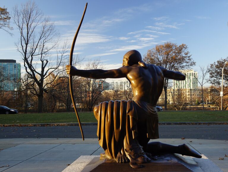 Boston Asian art guide: exterior sculpture at the Museum of Fine Arts