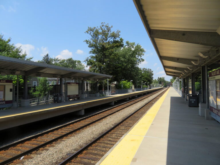 Talbot Avenue station near the West of Washington park project in Dorchester.